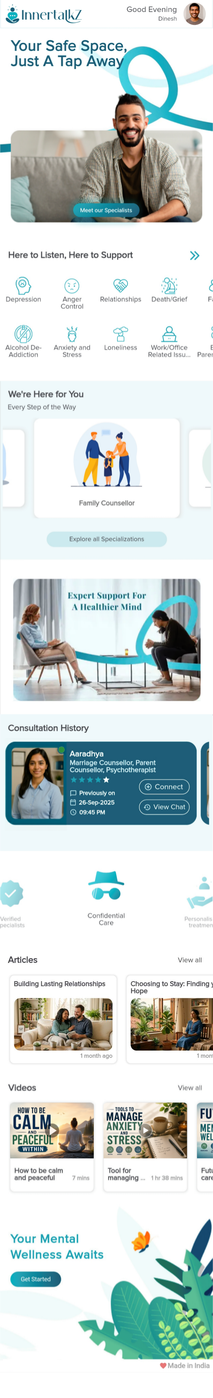 InnerTalkz App View